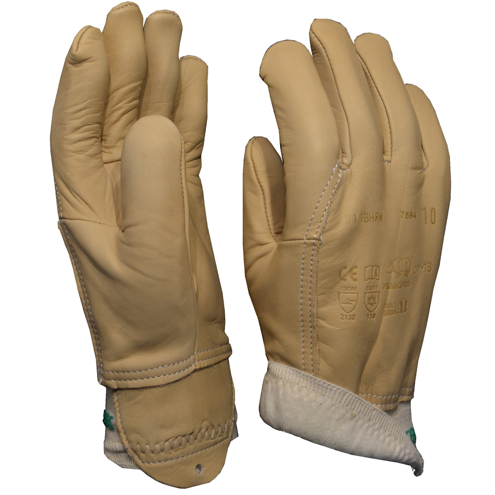 Gants de jardinage chauds doublés polaire cuir Iverno - T9 - Jardiland