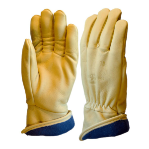 Gants cuir grand froid Peauceros, gants de protection professionnels, fabrication française, modèle 333BHFG.