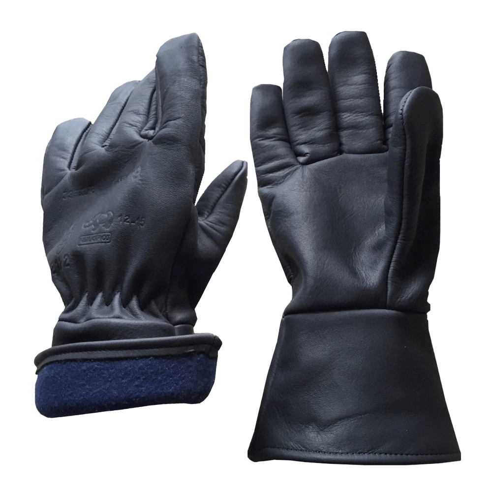 Gants cuir grand froid Peauceros, gants de protection professionnels, fabrication française, modèle 335BHFG.