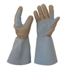 Gants de soudure généraliste pour métallurgie en cuir fleur de bovin avec renforts, offrant dextérité et protection, modèle 452BHK