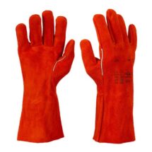 Gants de soudure anti-chaleur en cuir pour armaturiers et métallurgie, offrant protection et dextérité, modèle 473.9